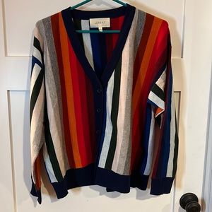 THE GREAT strip cardigan, size 2/medium. New/